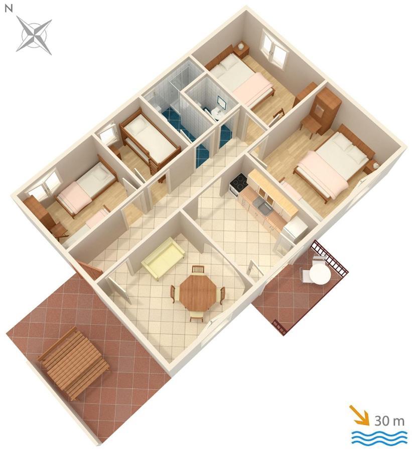 Seaside House For Families With Children Cove Tvrdni Dolac, Hvar - 2057 Gdinj Экстерьер фото